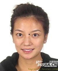 明星白鹿证件照,清新脱俗，尽显明星气质