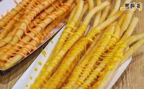 网红大薯条,美食界的明星，俘获无数吃货的心